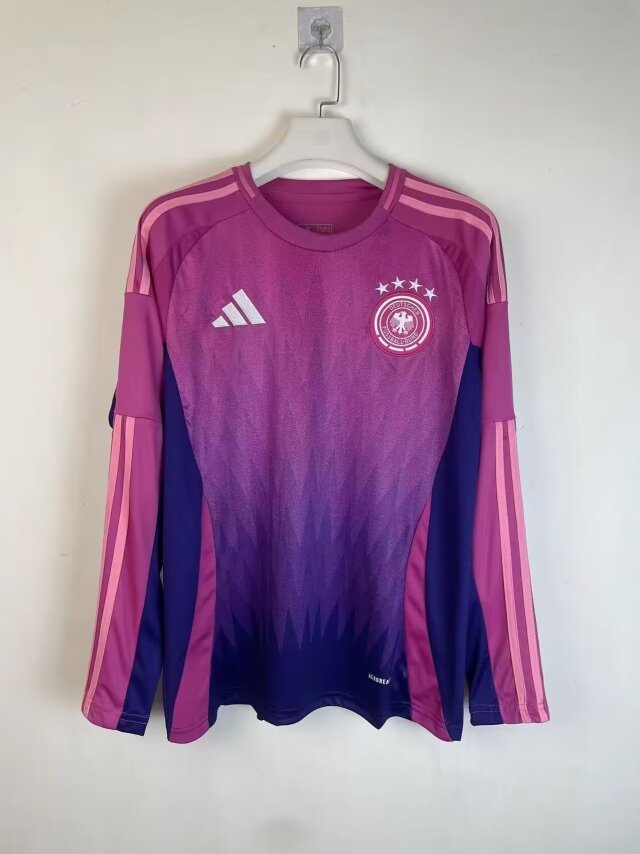 AAA Quality Germany 2024 Euro Away Pink/Purple Long Jersey